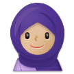 Woman with Headscarf: Medium-Light Skin Tone, the design in this release