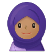 Woman with Headscarf: Medium Skin Tone, the design in this release