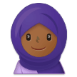Woman with Headscarf: Medium-Dark Skin Tone, the design in this release