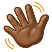 Waving Hand: Medium-Dark Skin Tone, the design in this release