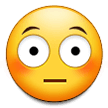Flushed Face as drawn by Samsung in Experience 9.1
