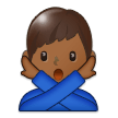 Man Gesturing NO: Medium-Dark Skin Tone, the design in this release