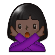 Person Gesturing NO: Dark Skin Tone, the design in this release