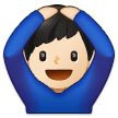 Man Gesturing OK: Light Skin Tone, the design in this release