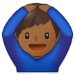 Man Gesturing OK: Medium-Dark Skin Tone, the design in this release