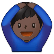 Man Gesturing OK: Dark Skin Tone, the design in this release