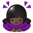 Woman Bowing: Dark Skin Tone, the design in this release