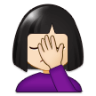 Woman Facepalming: Light Skin Tone, the design in this release