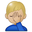 Man Facepalming: Medium-Light Skin Tone, the design in this release