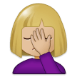 Person Facepalming: Medium-Light Skin Tone, the design in this release