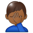 Man Facepalming: Medium-Dark Skin Tone, the design in this release