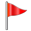 Triangular Flag as drawn by Samsung in Experience 9.5