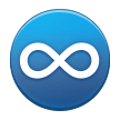 Simbolo Dell’infinito as drawn by Samsung in Experience 9.5