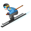 Skier as drawn by Samsung in Experience 9.5