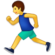Person Running as drawn by Samsung in One UI 1.0