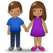 Woman and Man Holding Hands: Medium Skin Tone, the previous design