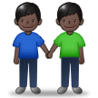 Men Holding Hands: Dark Skin Tone, the previous design