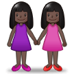 Women Holding Hands: Dark Skin Tone, the previous design