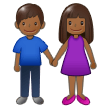 Woman and Man Holding Hands: Medium-Dark Skin Tone, the design in this release