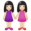 Women Holding Hands: Light Skin Tone, the design in this release