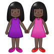 Women Holding Hands: Dark Skin Tone, the design in this release