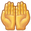 Palms up Together as drawn by Samsung in One UI 1.5