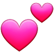 Two Hearts as drawn by Samsung in One UI 2.0
