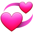 Revolving Hearts as drawn by Samsung in One UI 2.0