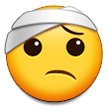 Face with Head-Bandage as drawn by Samsung in One UI 2.0