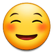 Smiling Face as drawn by Samsung in One UI 2.0
