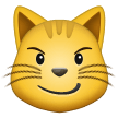 Cat with Wry Smile, the previous design
