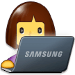 Technologist as drawn by Samsung in One UI 2.1