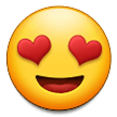 Smiling Face with Heart-Eyes, the design in this release