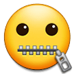 Zipper-Mouth Face, the design in this release