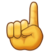 Index Pointing up as drawn by Samsung in One UI 2.5