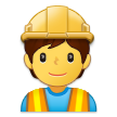 Construction Worker as drawn by Samsung in One UI 4.0 January 2022