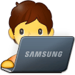 Technologist as drawn by Samsung in One UI 4.0 January 2022