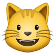 Grinning Cat as drawn by Samsung in One UI 4.0