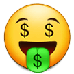 Money-Mouth Face, the previous design