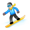 Snowboarder as drawn by Samsung in One UI 5.0