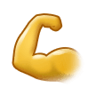 Flexed Biceps as drawn by Samsung in One UI 5.0