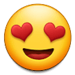 Smiling Face with Heart-Eyes, the design in this release