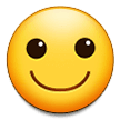 Slightly Smiling Face as drawn by Samsung in One UI 5.0