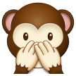 Speak-No-Evil Monkey as drawn by Samsung in One UI 5.0
