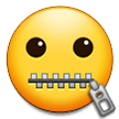 Zipper-Mouth Face, the design in this release