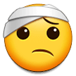 Face with Head-Bandage as drawn by Samsung in One UI 5.0