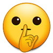 Shushing Face as drawn by Samsung in One UI 5.0