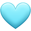 浅蓝色的心 as drawn by Samsung in One UI 5.0