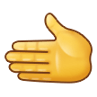 Leftwards Hand as drawn by Samsung in One UI 5.0