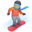 Snowboarder as drawn by Samsung in One UI 6.0